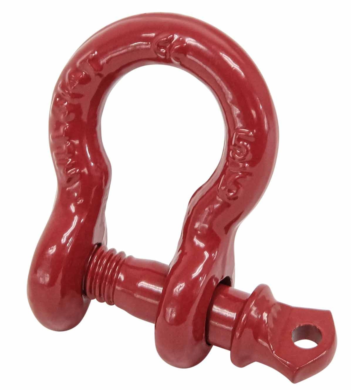 5/16" Anchor Shackle Forged Carbon Steel w/Alloy Screw Pin WLL 0.75 Ton (1,500 Lbs.) | Double Rust Protection Heavy Duty D Ring Shackle for Towing, Rigging & Vehicle Recovery (10 Pack)