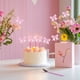 thumbnail image 4 of Decoraciones de moño para cupcakes con moño – Decoraciones de cupcakes rosas con cinta de satén para boda, despedida de soltera, compromiso, despedida de soltera, fiesta de cumpleaños – 24 de, 4 of 7
