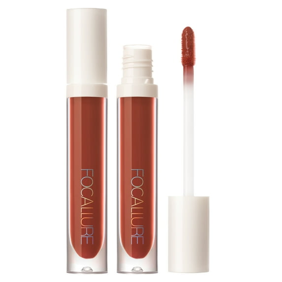 Focallure Plumpmax High Shine Lip Glow Glossy Plumping Lipstick,Mint Extract & Vitamin E Lip Care