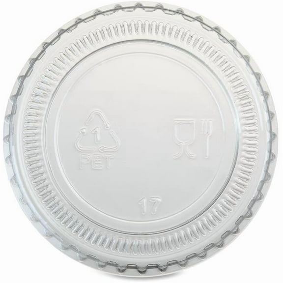 1 oz Portion Cup Lid - Translucent & Clear