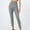Gray, variant on Flat Front Pants for Women Cotton Pants Leggings Jeans Slim-Leg Cropped High White Wide Leg Trousers Women,M