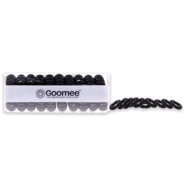 Juego de lazos para el cabello Goomee negro 10 piezas