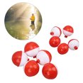 thumbnail image 4 of Ball Shaped Fishing Float, White Red 2 Specifications Useful Fishing Bobber 50PCS  For Angling, 4 of 8