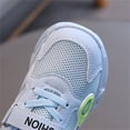 thumbnail image 6 of Girls' Light-Up Sneakers Flashing Lightweight Mesh Breathable Running Shoes Hook-and-Loop Tennis Walking Sneakers for Kids, 6 of 7