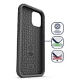 thumbnail image 6 of Encased Apple iPhone 12 Mini Belt Clip Protective Holster Case (2020 Rebel Armor) Heavy Duty Rugged Full Body Cover with Holder (Black), 6 of 9