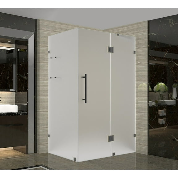 Aston Sen992f-3230-10 72" High X 32" Wide X 30" Deep Hinged Frameless Shower Enclosure -