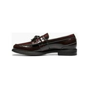 Nunn Bush Keaton Moc Toe Tassel Slip On Shoes Burgundy Multi 84198-644