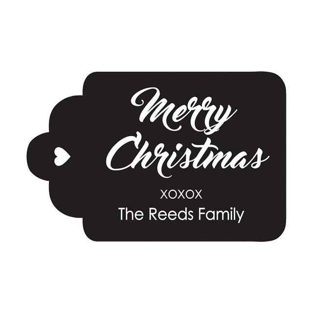 100 PCS Custom Made Hang Paper Tags Personalized Celebrating Merry Christmas Gift Tags
