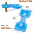 thumbnail image 2 of Juguetes masticables para dentición de cachorros, juguete de dentición congelable, 1 hueso de dentición congelable para perros (azul), 2 of 5