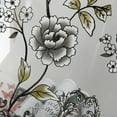 thumbnail image 4 of Clearance Under $5 Boovnll Sheer Curtains, 1 Panels Peony Printing Translucence Lightweight Vertical Voile Curtains for Living Room, Bedroom, Curtains, 39" W x 79" L (Gray), 4 of 7