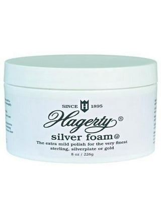 Hagerty Silver Foam Extra Mild Polish Sterling Silverplate Gold 8 Ounce, 6  Pack