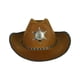thumbnail image 5 of Sombrero de vaquero occidental, sombrero para el sol con ala ancha enrollable, sombrero de vaquera de moda para rendimiento Café, 5 of 9