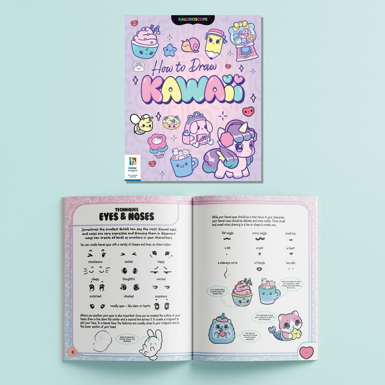 Hinkler Kaleidoscope Kawaii Mini Activity Kit for Ages 6 and up