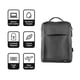 thumbnail image 2 of Mochila para Laptop Antirrobo con Candado Redlemon  Puerto USB para Power Bank, Contra Agua, Ideal para Viaje. Gris claro, 2 of 5