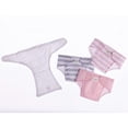 thumbnail image 2 of JC Toys Baby Doll 4 Pack Fabric Diapers | Washable, Reusable, Adjustable Eco Diapers | Fits Dolls 14 to 18 inch in Pink/White/Grey, 2 of 5