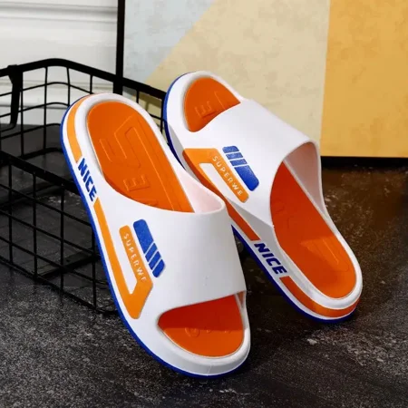 

Men‘s Trendy Lightweight Slides Slippers Quick-drying Non Slip Sandals Comfortable Footwear For Indoor Outdoor Beach Shower