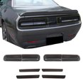 thumbnail image 4 of Smoked Rear Light Car Side Wheel Eyebrow Lamp Cover Set for Dodge Challenger 15+, 4 of 20