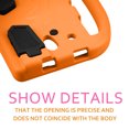 thumbnail image 4 of Allytech Kids Case for Samsung Galaxy Tab 8 Inch (Model T330/T375/T377/T380/T385/T387 ONLY), EVA Shockproof Kids Friendly Shockproof Cover Handle Stand Lightweight Protective, Orange, 4 of 7