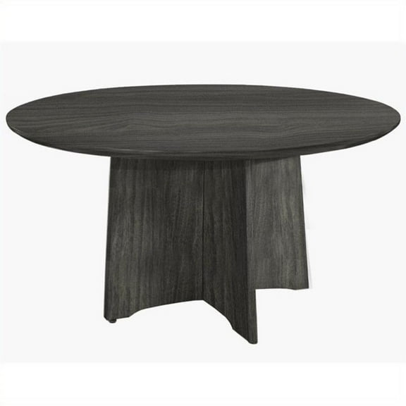 Mayline Medina Conference Table (48"" Round) in Gray Steel
