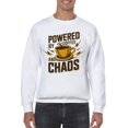 thumbnail image 2 of Energized by Coffee and Chaos Women's Sweatshirt, 2 of 3