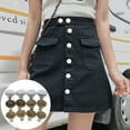 12Pcs Buttons for Jeans Adjustable Jean Button Pin Pant Waist Tightener