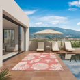 thumbnail image 2 of Coral Pink Starfish Coastal Outdoor Rug 5x7 Ft, Non Slip Washable Area Rug, Shell Summer Beach Nautical Patio Rugs Carpet Runner, Large Floor Mat for Indoor/Outdoor Deck Porch Camping, 2 of 8