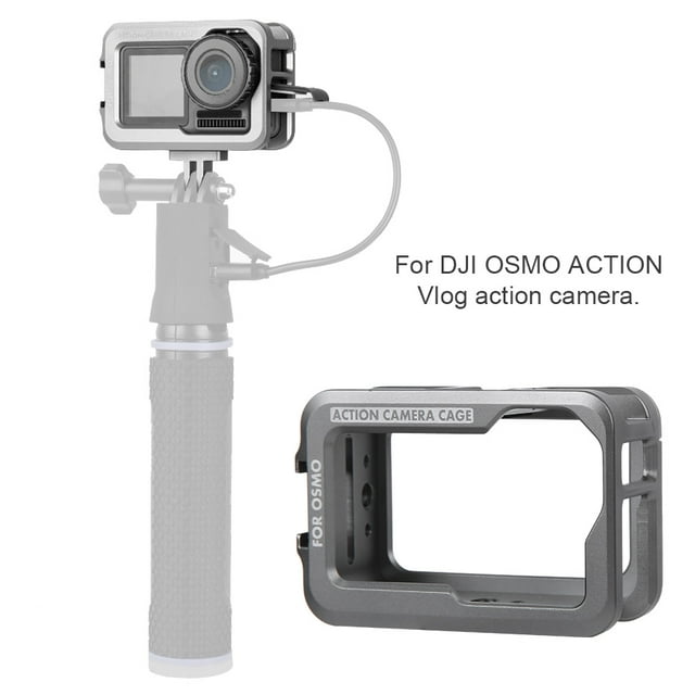 Camera Aluminium Alloy Action Camera Protective Cage Vlog Extension Frame for Action