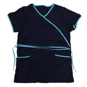 Onaparter 1 Pc Beautician Apparel Nurse Apparel Dark Blue Uniform Unisex Medical Clothes Dark Blue