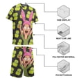 thumbnail image 3 of Boys Bob's Burgers Short Sleeve Mesh T-Shirt And Shorts Outfit Set Summer Clothes Set for Kids, 3 of 7