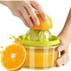 thumbnail image 1 of Exprimidor manual de cítricos, limón y naranja, con vaso medidor y rallador incorporados, exprimidor manual multifunción con exprimidores de varios tamaños, ajo, jengibre y rallador de queso, 1 of 7
