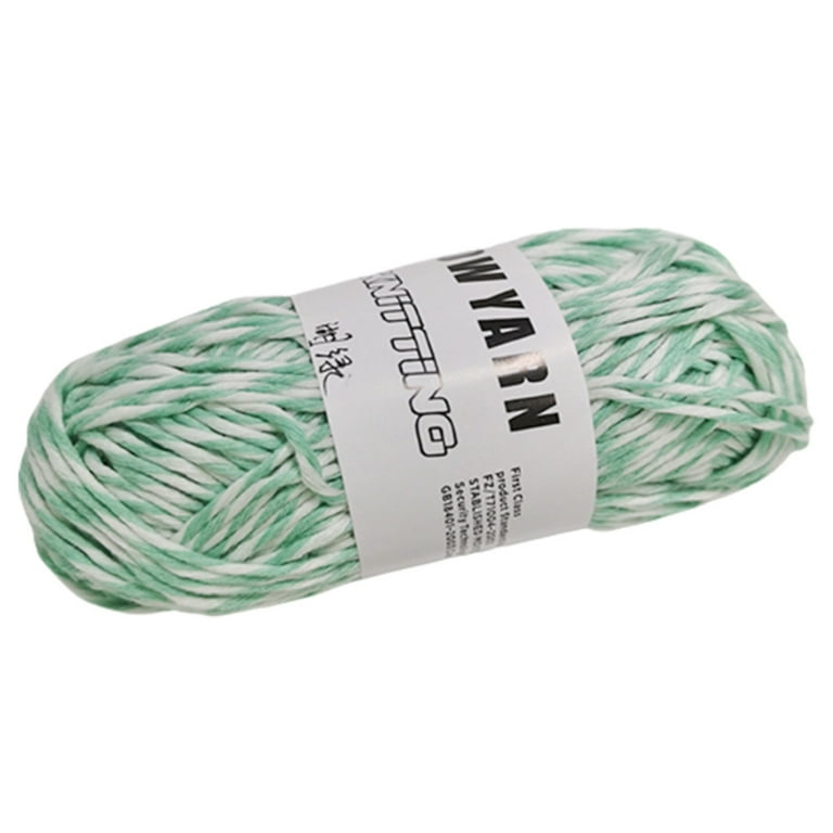 Glow in The Dark Fine Crochet Yarn Soft Solid Color Yarn Polyester Thread  for Knitting Crocheting and Crafts Purple