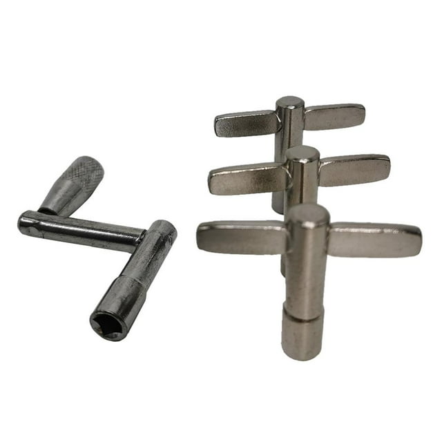 Llaves de Afinación de Tambor de 4 Piezas Hugo Herramienta de Reparación Clave de afinación del juego de batería