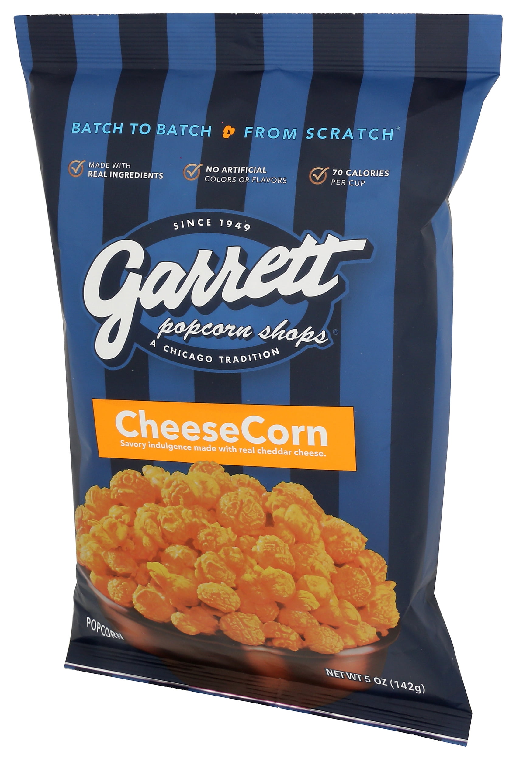Pack of 9, Garrett Brands CheeseCorn Popcorn, 5 oz