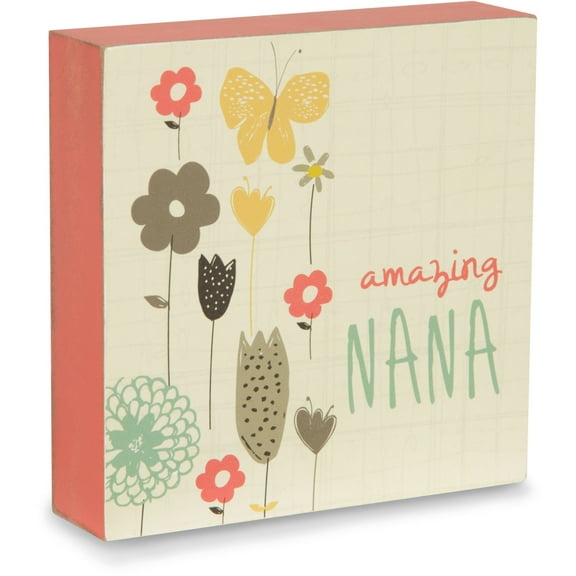 Pavilion Gift Company - Amazing Nana - 4" x 4" Plaque