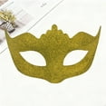thumbnail image 2 of Xfvqtps Masquerade Mask for Men Half Face Holiday Parties and Carnival Mask for Masquerade Balls and Themed Party Gold, 2 of 6