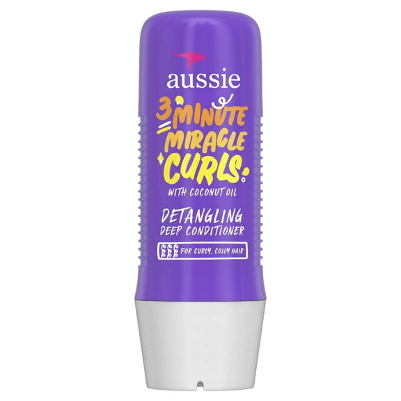 Aussie 3 Minute Miracle Curls Detangling Deep Conditioner 8 fl oz