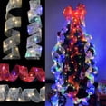 thumbnail image 1 of Xihbxyly Luces Led Navideñas de Cinta, Lazo de Encaje para Hacer Tú Mismo, Decoración para Fiestas En El Jardín, Ambiente Romántico y Cálido, Adornos para Árbol de Navidad, 1 Metro de Largo, Fácil In, 1 of 1
