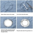 thumbnail image 5 of Unique Bargains Curtain Grommets Eyelets Rings Home Window Decor 16pcs Gray, 5 of 6