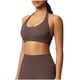thumbnail image 2 of Sujetadores Deportivos para Mujeres Soporte Alto Busto Grande de Color Sólido Sujetador de Punto sin Costuras de Yoga, Cuello Colgante Diseño de Espalda para el Gimnasio, 2 of 9