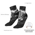 thumbnail image 6 of Naloa Geometric Bull Design Ankle Socks for Women Non Slip Socks No Show Socks Classic Low Cut Casual Socks Casual Socks, 6 of 7