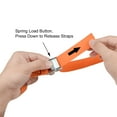thumbnail image 4 of Uxcell 1.52ft Lashing Strap Luggage Tie Down Cam Lock Buckle Work Load Polypropylene Orange 4Pcs, 4 of 5