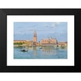 thumbnail image 2 of Antonietta Brandeis 24x18 Black Modern Framed Museum Art Print Titled - The&nbsp;Molo, Venice, 2 of 5