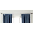 thumbnail image 2 of Navy Blue Tab Top  Velvet Curtain / Drape / Panel   - 60W x 84L - Piece, 2 of 2