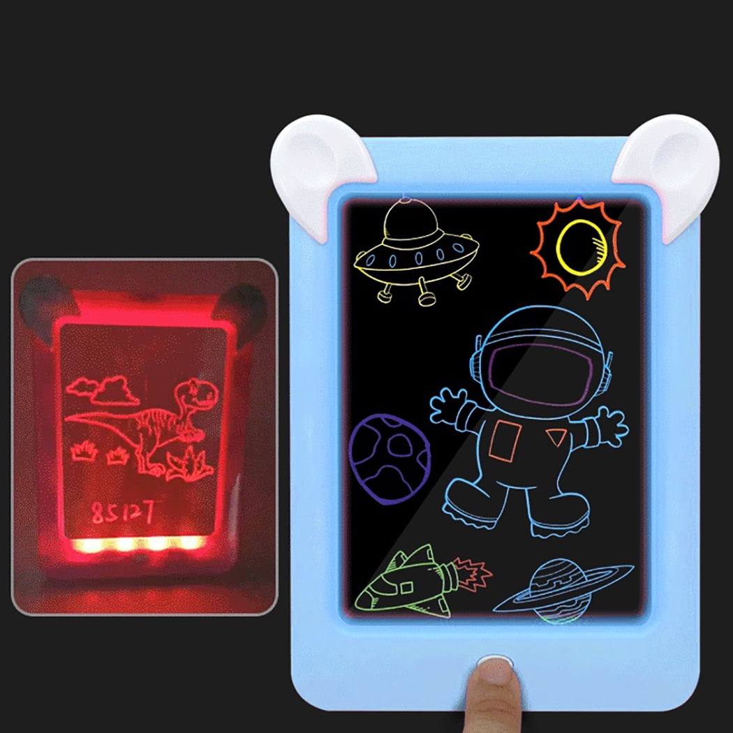 Kids Drawing Board Set Educational LED Light up Drawing Pad Drawing Tablet Walmart