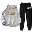 thumbnail image 1 of Puntoco Sudadera Con Capucha Para Mujer Sudadera De Manga Larga Con Bolsillo Pantalones De Moda Para Mujer Conjunto De Sudadera Estampada Liquidación Puntoco Puntoco-671, 1 of 2