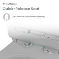 thumbnail image 5 of Concorde One Piece Square Toilet Dual Flush in Matte Grey 1.1/1.6 gpf, 5 of 13