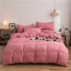 thumbnail image 3 of Juegos de edredones de cama con estampado de algodón para niños, ropa de cama barata, funda nórdica estética, ropa de cama de lujo con cuadros acanalados y geométricos, ropa de cama nueva, 3 of 5