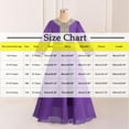thumbnail image 3 of ZACPNCV Girls Renaissance Dress Kids Medieval Princess Outfit Girls Bundle Waist Long Sleeve Maxi Dress Purple 10-11 Years, 3 of 9