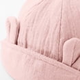 thumbnail image 7 of PureCasa Baby Summer Sun Hat for 0-3 Years Infant Boys Girls Comfortable Breathable Outdoor Hat Toddler Cotton Bucket Hats with Straps, 7 of 7