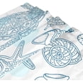 thumbnail image 3 of Coral Turtle Shower Curtain Waterproof Washable Bathroom Shower Curtain Polyester Cloth Fabric Bathroom Decor Set with 12 Hooks, 60x72 inches, 3 of 6